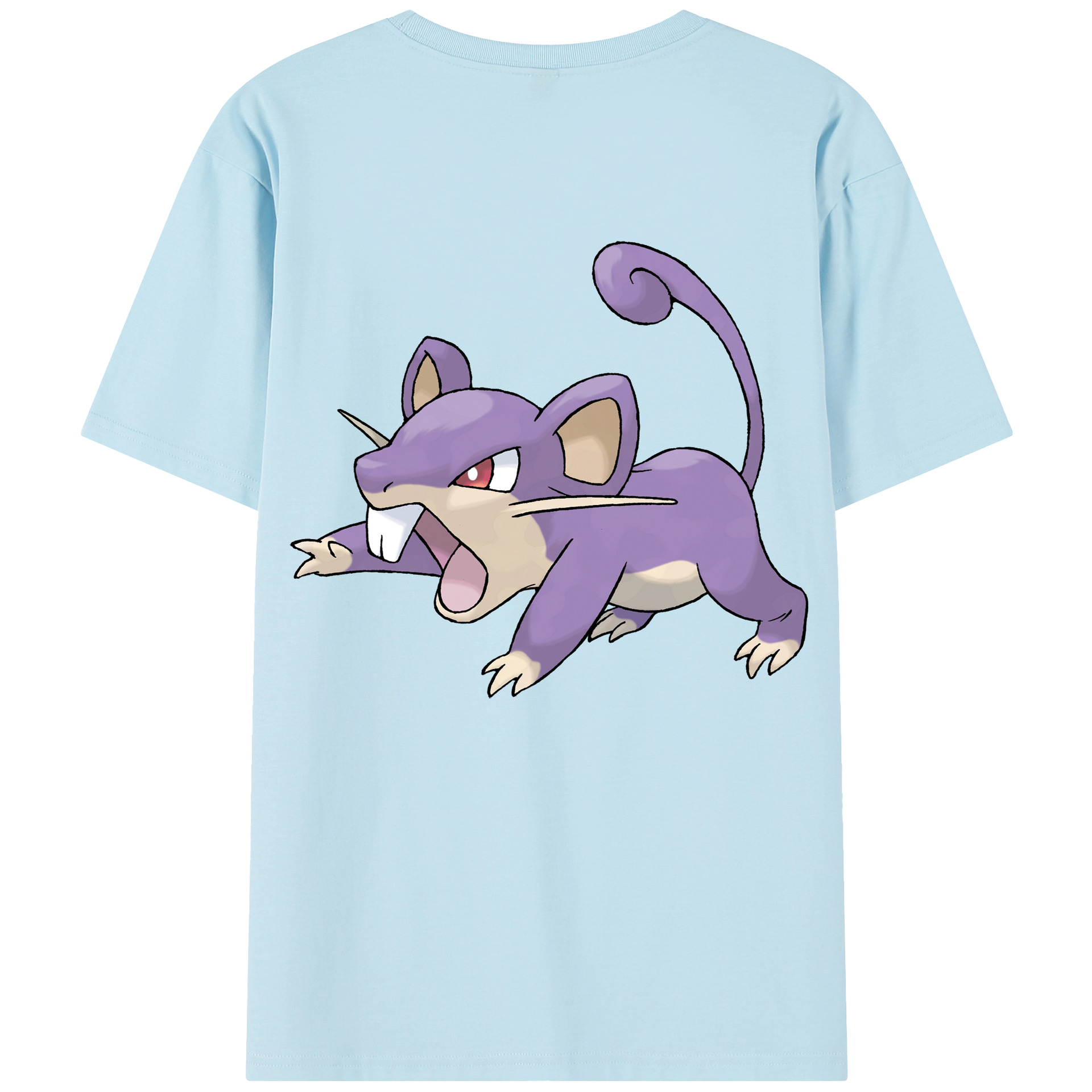 （画像用） ポケットモンスター Pokémon 綿100％半袖Tシャツ（背面プリント）
